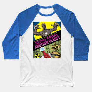 MST3K Mystery Science Promotional Artwork - Being From Another Planet Baseball T-Shirt